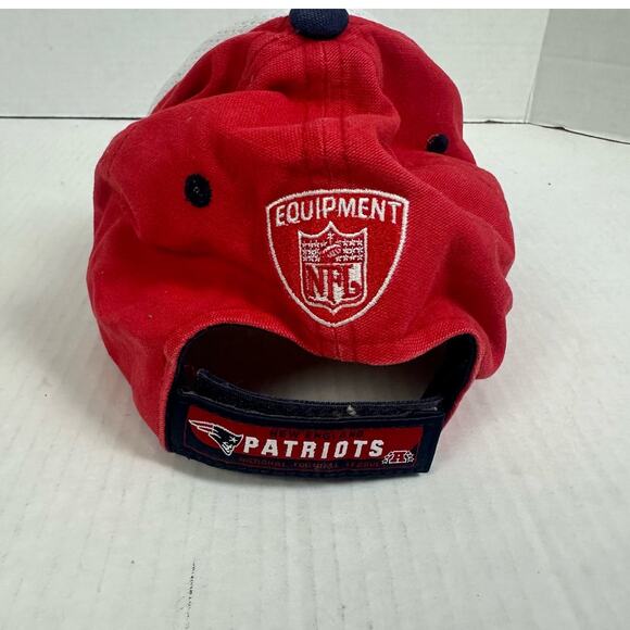 New England Patriots Hat Baseball Cap Pats Reebok NFL Colorblock Strapback - Picture 3 of 8
